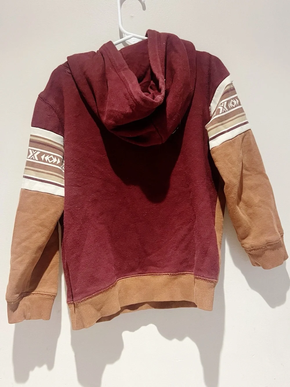 Gymboree Colorblock Horse Fleece Hoodie - Rustic Ranch - Brown